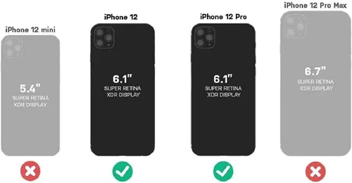 Miniatura 2 de Funda OtterBox Commuter Series para iPhone 12 e iPhone 12 Pro (Solamente) - con Paño de Limpieza - Empaque No Minorista - Bespoke Way (Azul)