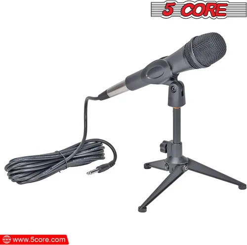 Miniatura 2 de 5 Core Microphone Mic Clip Holder for Mic Stand Universal Adjustable with 5/8" Male to 3/8" Female Screw Adapter Suitable for Handheld Microphones