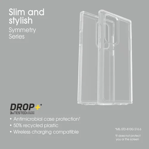 Miniatura 4 de OtterBox Symmetry Series Clear Series - Carcasa para Galaxy S22 Ultra - Transparente