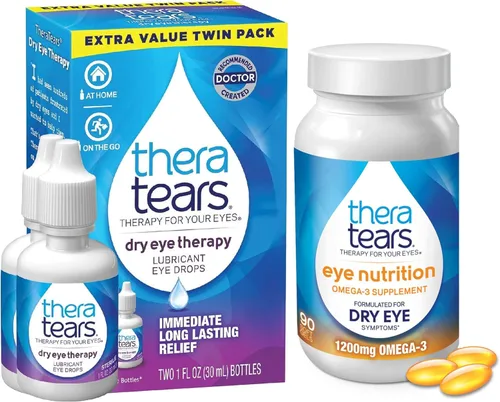 Miniatura 10 de TheraTears Suplemento Omega 3, 1200 mg, 90 ct (paquete de 1)