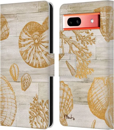 Miniatura 11 de Head Case Designs Officially Licensed Paul Brent Agate Mermaid Coastal Leather Wallet Case Compatible with Google Pixel 7a