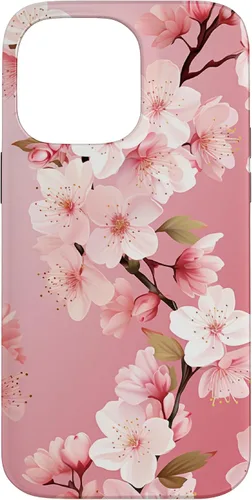 Miniatura 21 de Funda para iPhone 15 Pro Max Japón Pink Flower Sakura Florist Anime Cherry Blossom