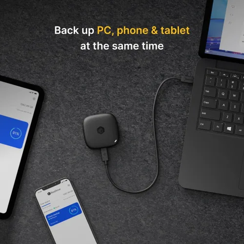 Miniatura 2 de Synology BeeDrive 2TB │ Copia de seguridad simultánea de archivos de Windows y fotos de iOS/Android │ Transfiere archivos de teléfono inteligente a