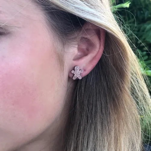 Miniatura 7 de Pendientes acrílicos cortados con láser sin metal en postes de plástico