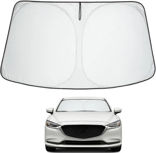 Miniatura 101 de Proadsy Parasol para parabrisas actualizado 2025, ajuste personalizado Dodge RAM 1500 2Dr 2019-2024 2025, 4 capas, plegable, protector de parasol