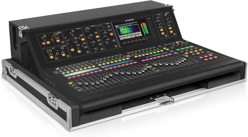 Miniatura 22 de Sound Town Estuche Mezclador ATA de Madera Contrachapada con Protección Interior de Espuma y Ruedas Integradas para Mezclador Digital Midas M32 Negro