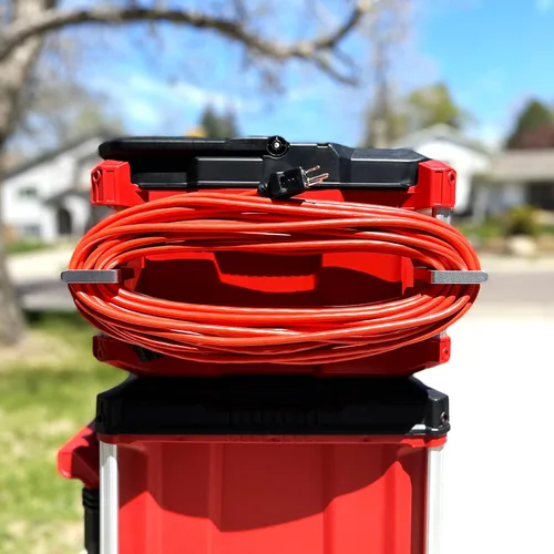 Miniatura 4 de Soporte para cable de extensión Packout para el sistema Alpha Rail Compatible con la caja de herramientas Packout de Milwaukee - Se ajusta a