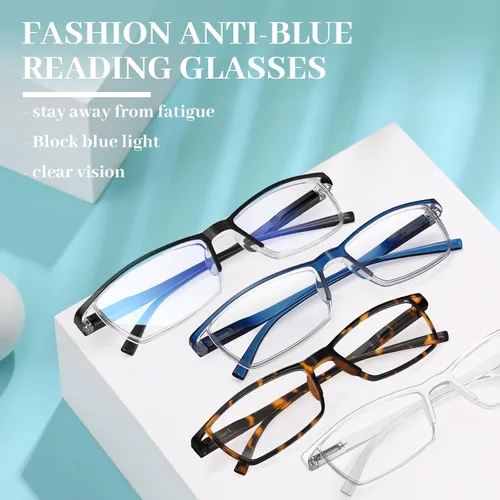 Miniatura 2 de LUFF 4 lentes de lectura anti-rayos azules lectores portátiles ultraligeros (1.50X)
