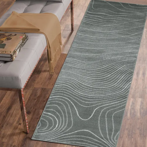 Miniatura 15 de Superior Alfombra de interior, respaldo de yute para niños o mascotas, entrada, sala de estar, cocina, dormitorio, pasillo, alfombras de felpa