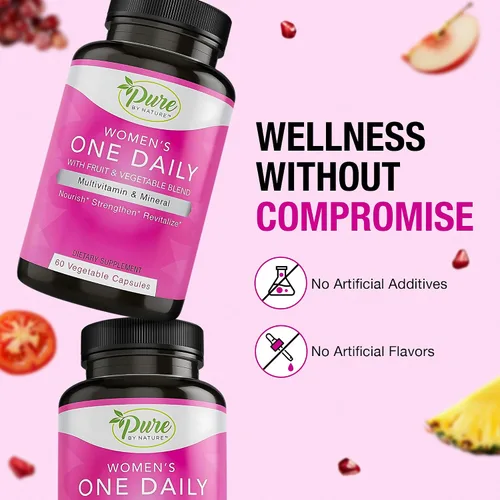 Miniatura 3 de Pure By Nature Multivitaminas diarias para mujeres, 60