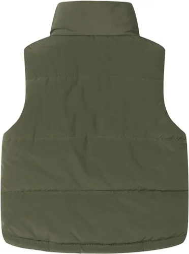 Miniatura 2 de Mud Kingdom Chaleco para niños y niñas, chaqueta cálida con cuello alto para invierno