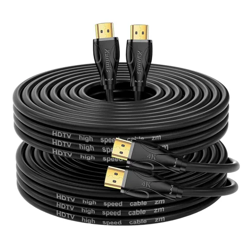 Miniatura 12 de Cable HDMI 4K de 20 pies, cables HDMI 2.0 de alta velocidad y 4K a 60Hz 2K 1080P, conectores chapados en oro de ultra alta velocidad, cable hdmi
