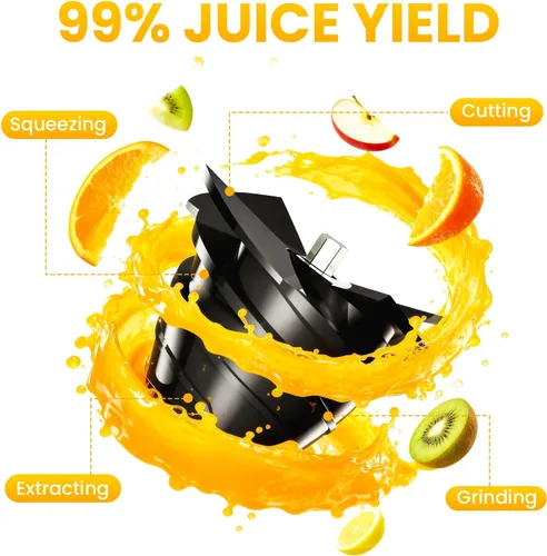Miniatura 2 de olayks. Máquinas exprimidoras, exprimidor de prensa fría de alto rendimiento de jugo para frutas y verduras, máquina masticadora con receta de jugo