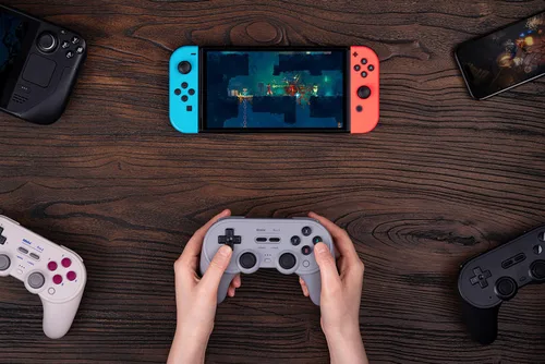 Miniatura 5 de 8BitDo Pro 2 Bluetooth Controller for Switch/Switch 2, Hall Effect Joysticks, 2 Pro Back Paddle Buttons, Wireless Gaming Controller for Switch, PC