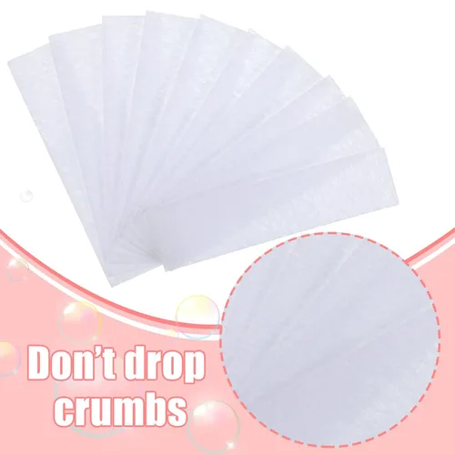 Miniatura 4 de Maitys Kit de tiras de cera pequeñas para cejas, papel de depilación, tiras faciales, almohadillas de depilación para mujeres y hombres, cejas
