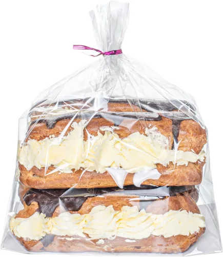 Miniatura 8 de Restaurantware Bolsas para Sándwich de Sellado Térmico de Fondo Plano Bolsas de Alimentos Sellables al Calor - Bolsa con Fuelle con Inserto de Papel