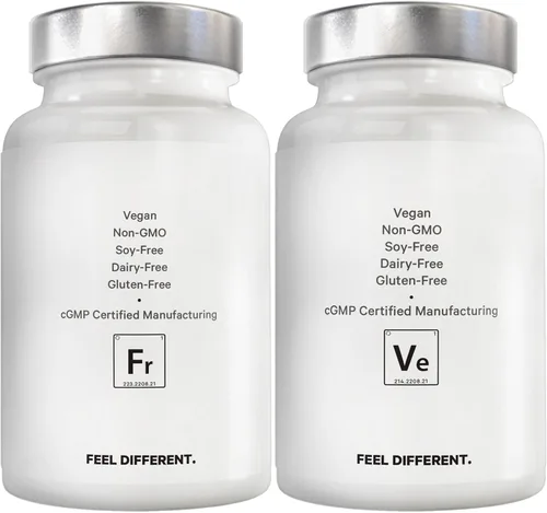 Miniatura 9 de Amen Paquete de vitaminas Fruits + Veggies, cápsulas multivitamínicas de alimentos integrales crudos, verduras verdes, frutas rojas y bayas, mezcla