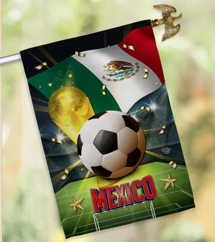 Miniatura 10 de Cartel de decoración del hogar de la Copa México para decoración del hogar, decoración de habitación, patio, porche, césped, jardín, bandera, poste