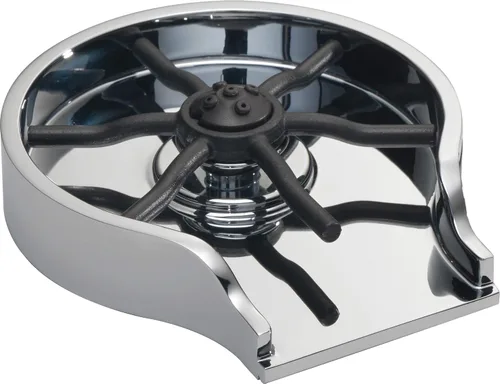 Delta - Enjuagadora de vidrio para lavabos de cocina, accesorios para lavabo de cocina, enjuagadora de vidrio para barra, cromado GR150