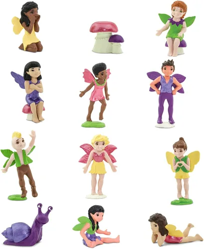 Miniatura 7 de Safari Ltd. Friendly Fairies Super TOOB - 10 adoradas figuras de hadas - Figuras de juguete detalladas pintadas a mano para niños, niñas y niños