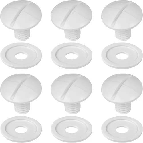 BlueStars Tornillos de rueda para limpiador de piscinas 180/280 C-55 C55 y arandelas adicionales C64, piezas de repuesto – Compatible con limpiador