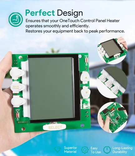 Miniatura 6 de sixcow R0550700 Reemplazo del subconjunto de PCB para el sistema de control Jandy Aqualink RS OneTouch, pieza de repuesto del panel de control