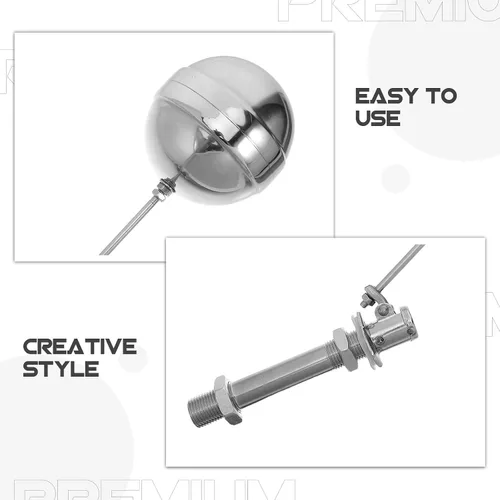 Miniatura 3 de TABLETREANDS Stainless Steel Automatic Float Valve 1/2 Inch Water Level Control Valve For Pond And Storage Tank Water Shutoff Part For Precise Level