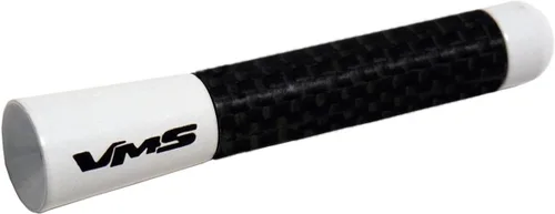 Miniatura 5 de VMS Racing Blanco con fibra de carbono real negro 3 "pulgadas antena corta compatible con Jeep JK 07-20