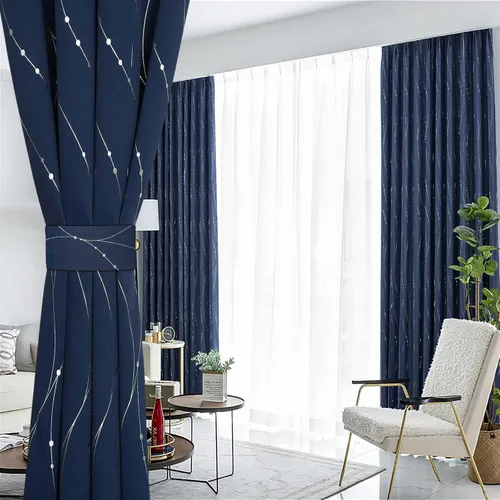 Miniatura 43 de BUHUA - Paneles de cortinas opacas para sala de estar, cortinas grises con aislamiento térmico, cortinas de ventana para dormitorio - 72 pulgadas
