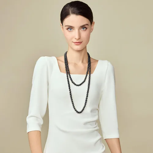 Miniatura 24 de BABEYOND - Collar de perlas sintéticas estilo art deco de la década de 1920, collar de perlas largas para fiesta de disfraces de estilo Gatsby