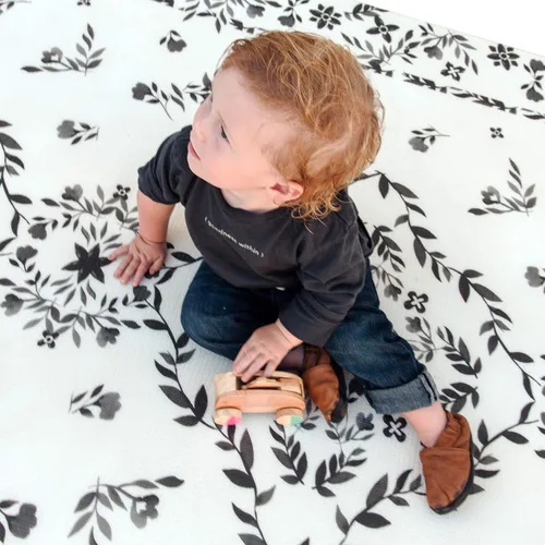 Miniatura 4 de The Shwally PlayMat - Alfombra de juego suave para bebé, tapete de espuma reversible, impermeable, limpiable, duradero, no tóxico e hipoalergénico