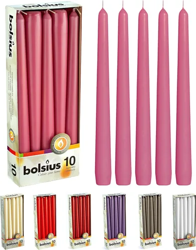Miniatura 17 de Bolsius Velas alargadas blancas (10 pulgadas)