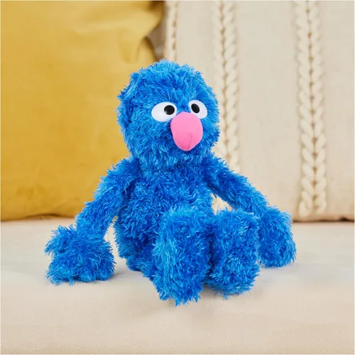 Miniatura 3 de Barrio Sésamo Plush, Azul Grover oficial de 14.5