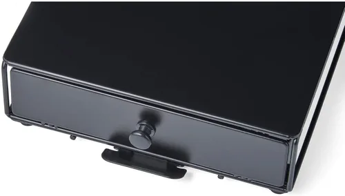 Miniatura 7 de Nifty Solutions Capacity Nifty - Mini acabado negro rodante, compatible con K-Cups, soporte de paquete de 24 cápsulas, cajón de almacenamiento