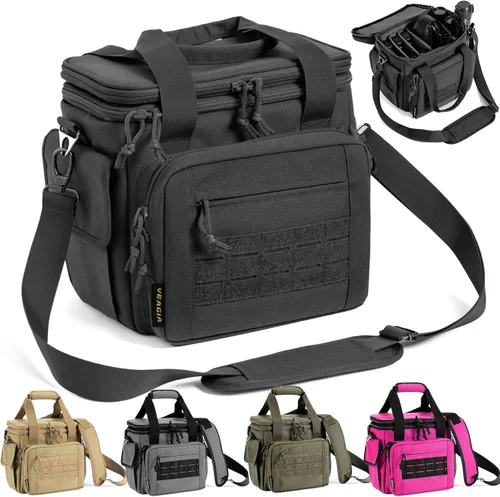 Miniatura 9 de Bolsa para el rango, estuche para pistola, bolsas de rango de estuche suave para pistolas y municiones con doble capa a prueba de explosiones