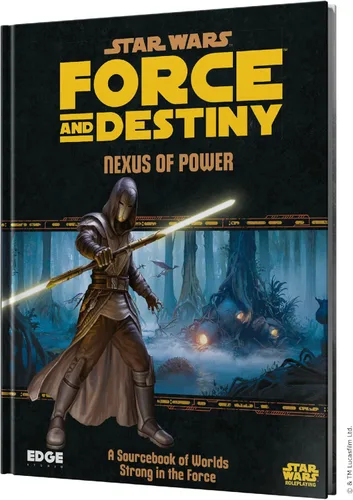 Edge Studio Star Wars Force and Destiny Juego Nexus of Power SourceBook Juego de rol Juego de estrategia para adultos y niños a partir de 10 años,