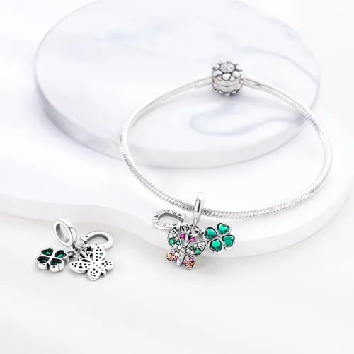 Miniatura 8 de Hapour Dijes de plata de ley 925 para pulseras, collar, joyería europea, colgante de cuentas para mujeres y madres