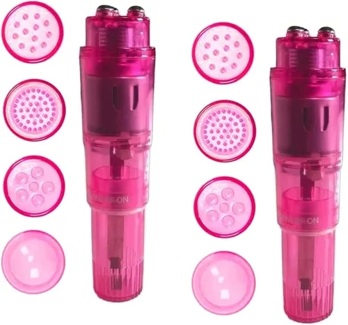 Miniatura 5 de Mini herramienta de masaje portátil pequeña con 4 cabezales, bolsillo masajeador para mujeres, cuello, hombro, cara, espalda, pies, músculos