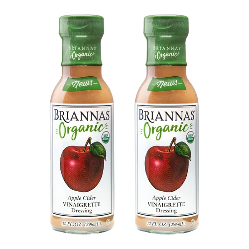 Miniatura 8 de BRIANNAS - Aderezo orgánico de vinagreta de miel y jengibre - Aderezo de ensalada certificado Kosher y orgánico hecho con ingredientes de primera