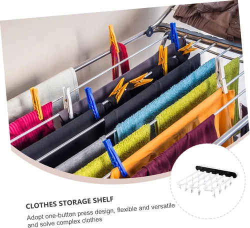 Miniatura 8 de 1pc ropa interior estante de almacenamiento A296 poste gancho Pp toalla