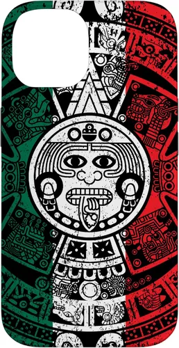 Miniatura 4 de Funda de la bandera de México con calendario azteca maya para iPhone 11