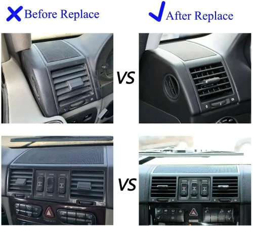 Miniatura 5 de Compatible con Mercedes Benz W463, parrilla de ventilación delantera izquierda para salpicadero, montaje completo, panel de salida de aire