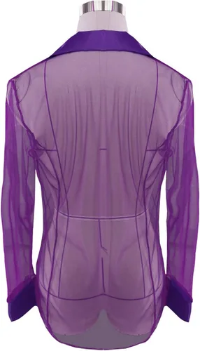 Miniatura 5 de Lencería sexy para mujer para sexo travieso encaje camisola babydoll tops camisas de manga larga para mujer vestido pijama transparente