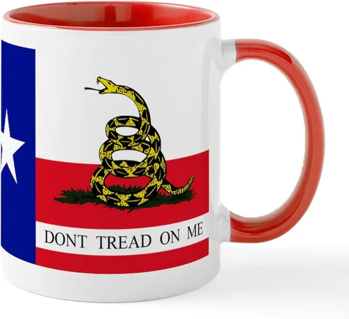 Miniatura 17 de CafePress – Taza Amarillo Texas – El único Taza de café, taza de café, S, Blanco