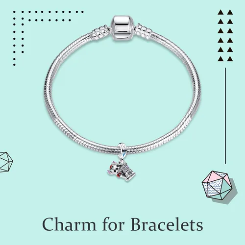 Miniatura 4 de Erizteya Fantástico dije de ratón de dibujos animados para pulseras para mujer, collares, joyería de feliz cumpleaños, día de la madre, regalos
