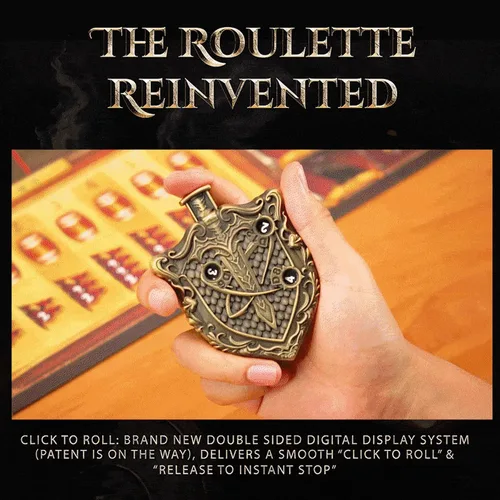Miniatura 2 de Juego de dados de ruleta único 7 en 1 de metal DND para juegos de rol de mesa, dados giratorios para juegos de rol, juegos de dados DND equilibrados