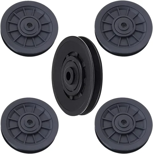 Miniatura 5 de Rueda de polea para equipo de gimnasio, polea de rodamiento de nailon de 90mm/3.5", reemplazo de rueda para cable de pieza de equipo de gimnasio 3