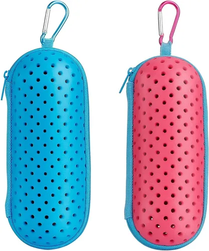 Miniatura 9 de Estuche para Gafas de Natación para Gafas de Natación, Fundas Protectoras para Gafas con Clip, Gafas de Sol, Gafas, Deportes Azul oscuro