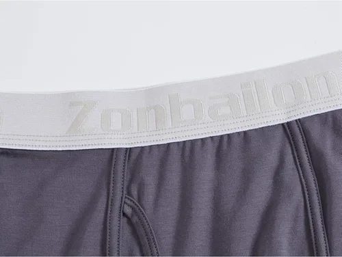 Miniatura 9 de Ropa interior de bambú para hombre, calzoncillos tipo bóxer con bolsa para bragueta M, L, XL, 2XL, 3XL
