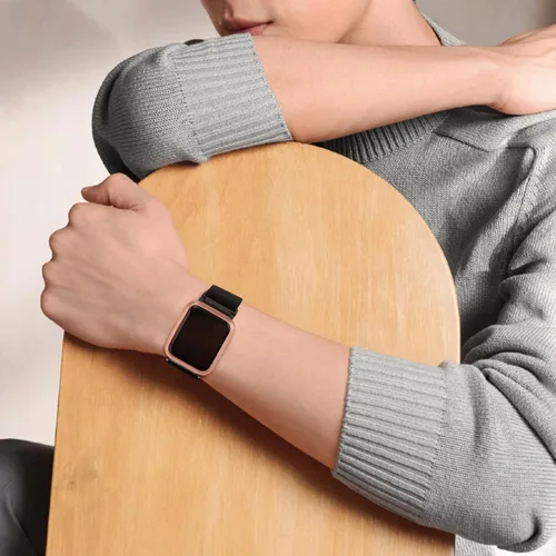 Miniatura 6 de Bolesi Correas elásticas de nailon compatibles con Amazfit Active 2 (cuadradas)/Active 3 Premium/Active, paquete de 3 correas deportivas de repuesto